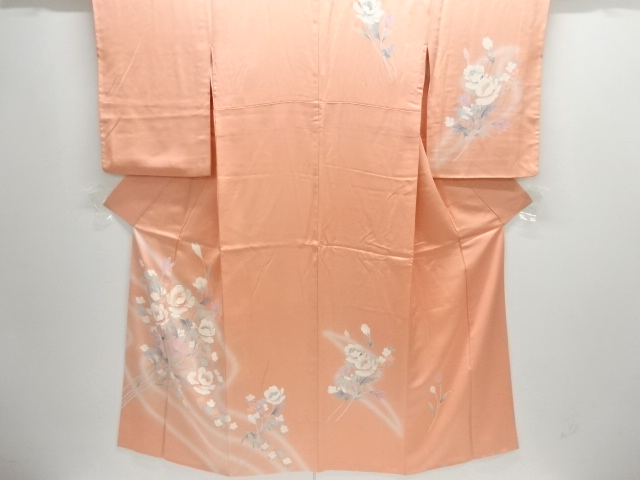 JAPANESE KIMONO / HOMONGI / EMBROIDERY / FLOWER